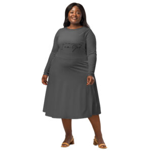Be Still Grey Midi Dress